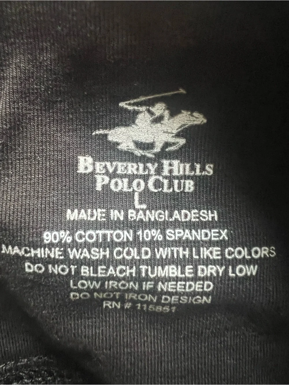 Beverly Hills Polo Club stretchy black